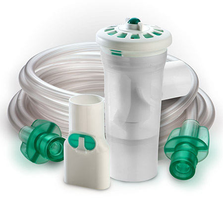 Nebulizzatore Aquapak pre-riempito con adattatore e acqua sterile da 1070  ml su CFS PRODOTTI MEDICALI