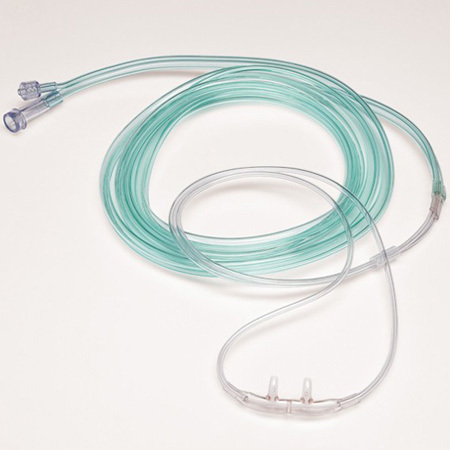 Divided Cannulas, Adult, Clear