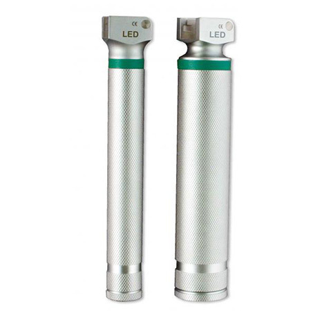 GreenLine Satin Finish Fiber Optic LED Laryngoscope Handles