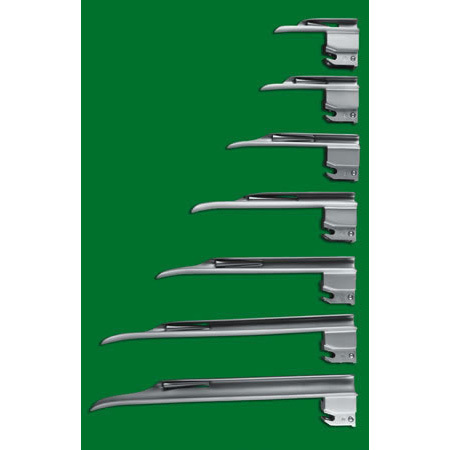 GreenLine Miller English Profile Laryngoscope Blades