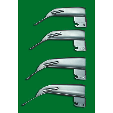 Laryngoscope Blades, GreenLine, Improved View, Macintosh