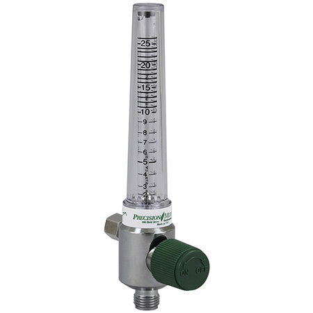 Oxygen Flowmeters, Chrome, 2-26 LPM