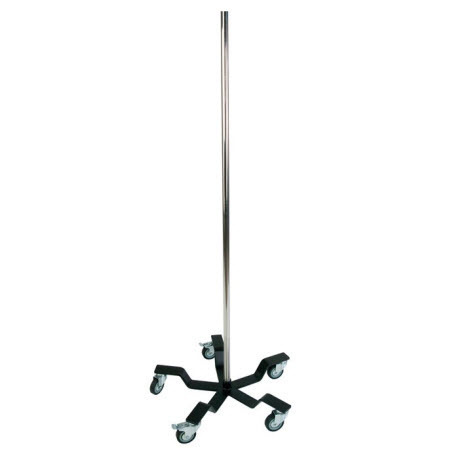 Equipment Poles, Heavyweight Base, Stainless Steel